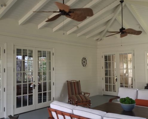 Custom porch and deck painting
